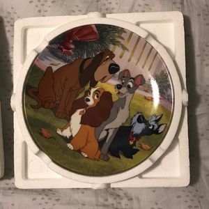 Disney Lady and the Tramp Collector Plate